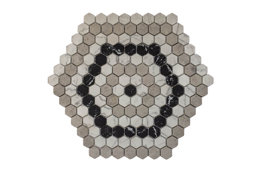 22FBGHX Deco-WHTC Pattern Hex