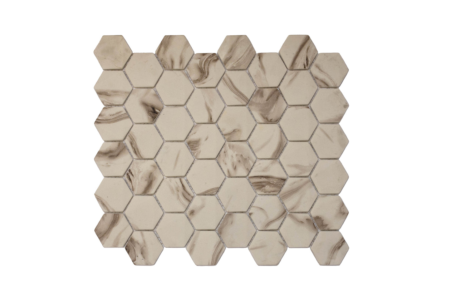 22MK-RECY-HEX2-05 3D Taupe